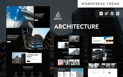 砖块 - 现代建筑和建筑 WordPress Elementor 主题