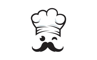 Chef cooking element logo template vector illustration v.11