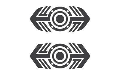 Speaker waves vector logo illustration design v.8