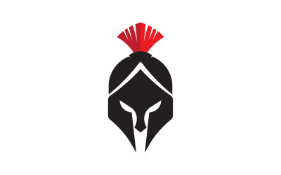Gladiator spartan vector icon illustration design template v.10