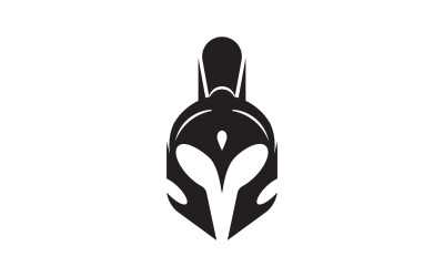 Gladiator spartan vector icon illustration design template v.11