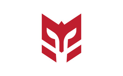 Gladiator spartan vector icon illustration design template v.15