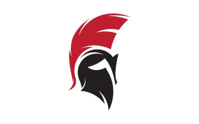 Gladiator spartan vector icon illustration design template v.18