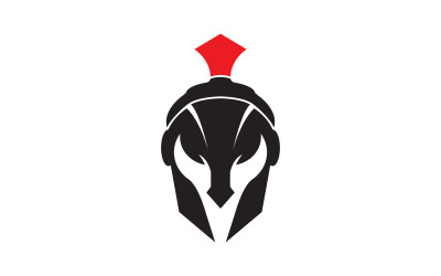 Gladiator spartan vector icon illustration design template v.4