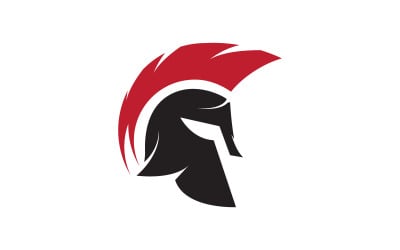 Gladiator spartan vector icon illustration design template v.8