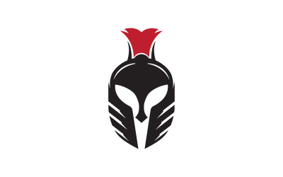 Gladiator spartan vector icon illustration design template v.9