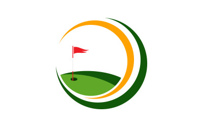 Golf sport Logo Template vector illustration design template v.10