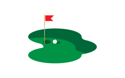 Golf sport Logo Template vector illustration design template v.17