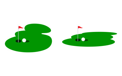 Golf sport Logo Template vector illustration design template v.18