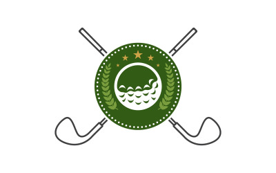 Golf sport Logo Template vector illustration design template v.8