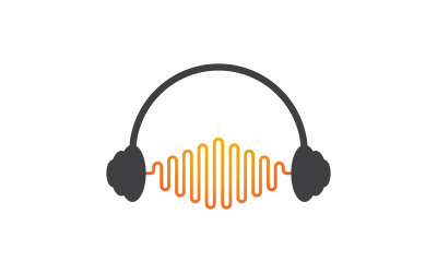 Speaker waves vector logo illustration design v.7