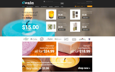 工艺品ZenCart模板