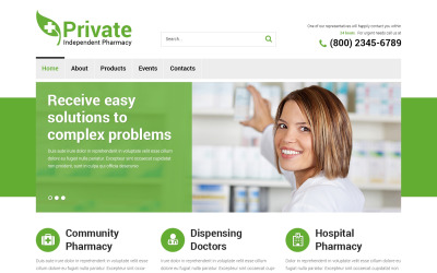 Responsive Drug Store Responsive Website Template Web Sitesi #49443