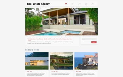 Responsywny szablon Joomla Home Bureau #49487
