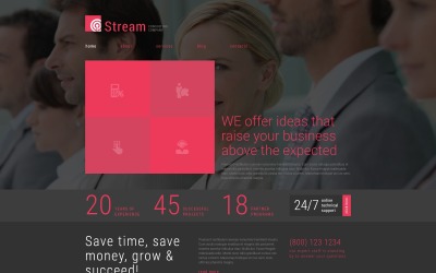 Reszponzív Business Consulting Company Joomla sablon 49488