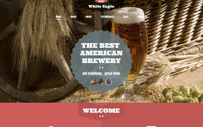 Reszponzív The Best American Brewery WordPress sablon 49402