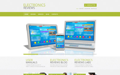 Thème WordPress réactif pour Electronics Review