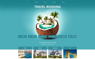 Travel Agency Moto CMS HTML Template
