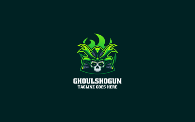 Ghoul Shogun E-Sport And Sport Logo