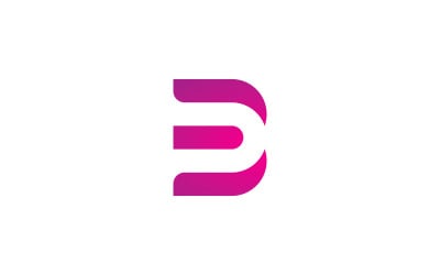 Letter B logo icon design template, Creative B logo symbol 12