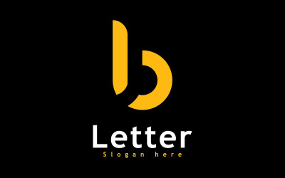 Letter B logo icon design template, Creative B logo symbol 2