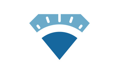 Lüks Elmas simgesi Logo vektör çizimi v.10