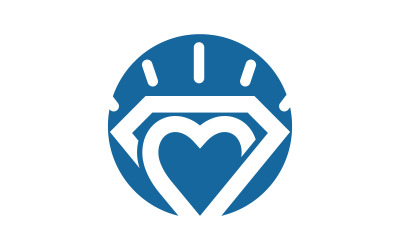 Lüks Elmas simgesi Logo vektör çizimi v.13