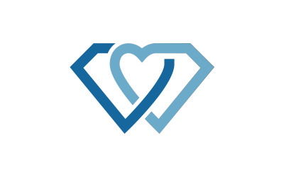 Luksusowa ikona diamentu Logo ilustracja wektorowa v.18