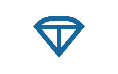 Luksusowa ikona diamentu Logo ilustracja wektorowa v.7