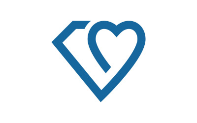 Luxus-Diamant-Symbol-Logo, Vektorillustration v.15
