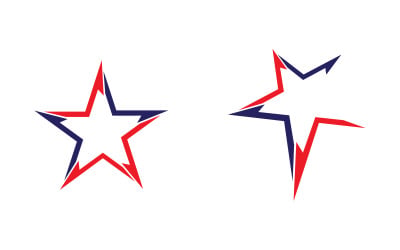 Star icon Template vector illustration design template v.3