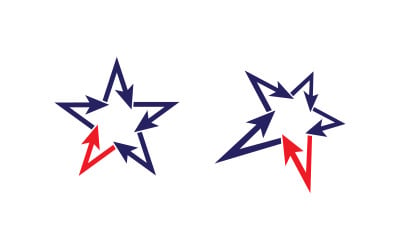 Star icon Template vector illustration design template v.4