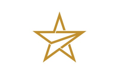 Star icon Template vector illustration design template v.5