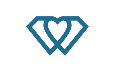 Ilustración vectorial del logotipo del icono de diamante de lujo v.31