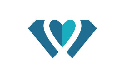 Luxus-Diamant-Symbol-Logo, Vektorillustration v.32