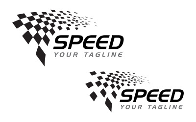 Race flagga ikon, enkel design illustration Logo vektor v.2