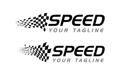 Race flaggikon, enkel design illustration Logo vektor v.4