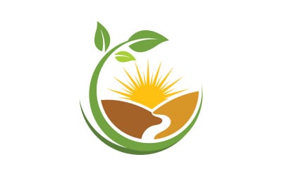 River vector icon Logo illustration design template v.2