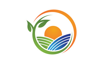 Rivier vector icoon Logo illustratie ontwerp sjabloon v.4