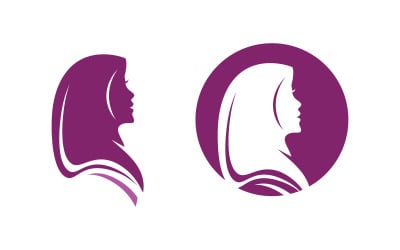 Beauty Muslimah hijab shop vector illustration v.2