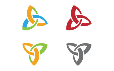Business corporate abstract unity vector logo Template v.3