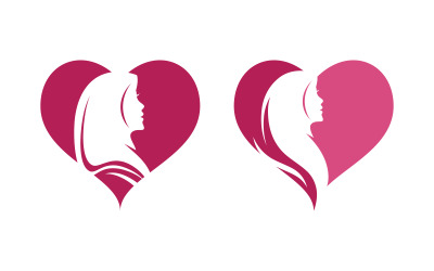 Ilustración vectorial de la tienda de hijab de belleza musulmana v.1