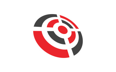 Target Goals icon vector illustration design template v.8