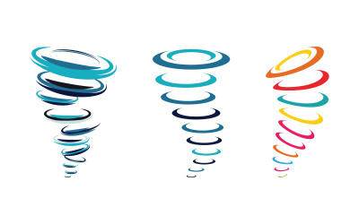 Wind Tornado symbol vector Logo ilustrace v.8