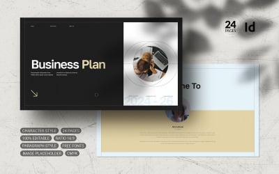 Business Plan Template InDesign