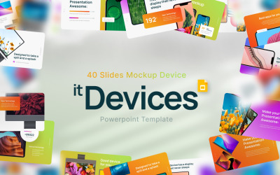 it Devices Mockup Google Slayt Şablonu
