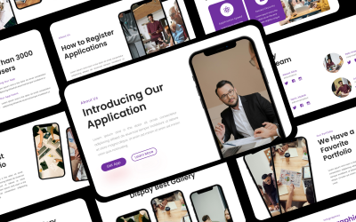 UI UX Business Keynote prezentáció