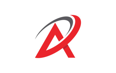 A Letter Concept Logo İş Tasarım Şablonu v.22