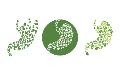 Magen-Medizin-Gesundheitssymbol-Logo-Designs Vorlage v.5