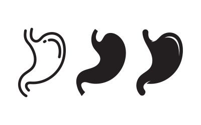 Magen Medizinische Gesundheitsfürsorge Symbol Logo Designs Vorlage v.17